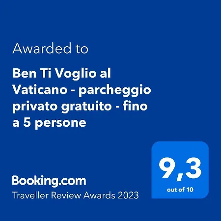 Apartamento Ben Ti Voglio Al Vaticano Roma